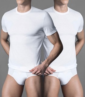 Perofil Pima Bi-Pack Rugby t-shirt girocollo uomo