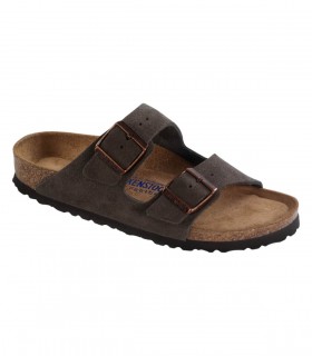 Birkenstock Arizona Soft Footbed Suede mocha ciabatte unisex
