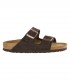 Birkenstock Arizona Soft Footbed Suede mocha ciabatte unisex