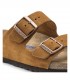 Birkenstock Arizona Soft Footbed Suede mink ciabatte unisex