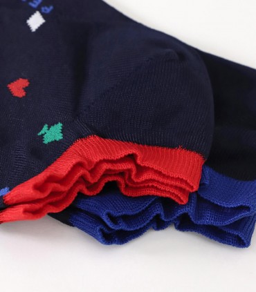 Perofil Cotton Colors Multipack calzini uomo cotone carte da gioco