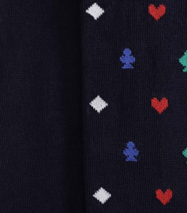 Perofil Cotton Colors Multipack calzini uomo cotone carte da gioco