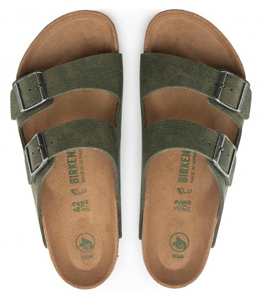 Birkenstock Arizona Vegan desert dust thyme ciabatte uomo