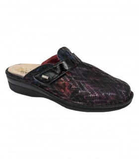Ecosanit Marte Velcro Montone Corallina ciabatte donna
