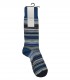 Perofil Cotton Colors calze corte uomo cotone millerighe