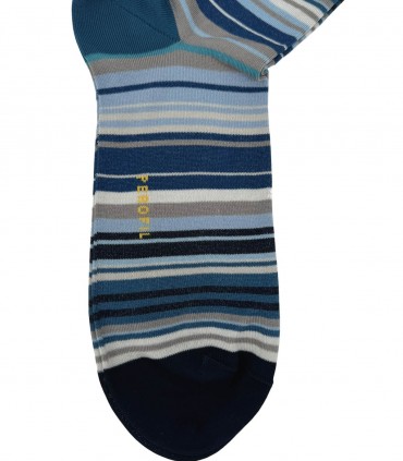 Perofil Cotton Colors calze corte uomo cotone millerighe