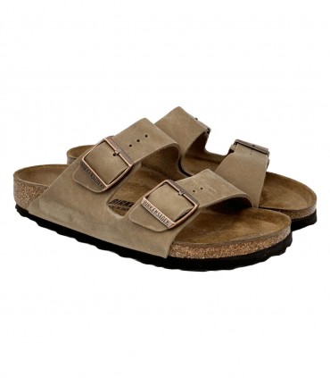 Birkenstock Arizona Oiled Leather tabacco brown ciabatte unisex