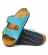 Birkenstock Arizona Oiled Leather Biscay Bay ciabatte donna