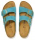 Birkenstock Arizona Oiled Leather Biscay Bay ciabatte donna