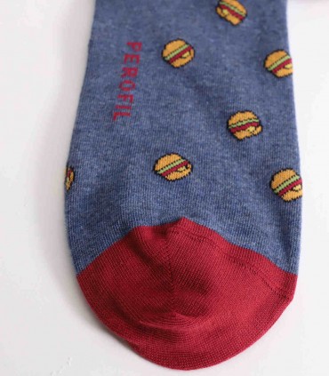 Perofil Cotton Fantasy calze lunghe uomo cotone hamburger
