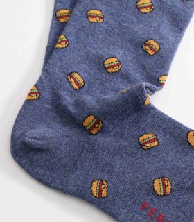 Perofil Cotton Fantasy calze lunghe uomo cotone hamburger