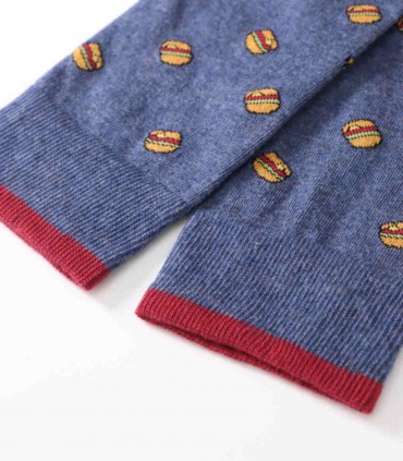 Perofil Cotton Fantasy calze lunghe uomo cotone hamburger