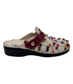 Ecosanit Mietta 1 Feltro Gem Venice ciabatte donna