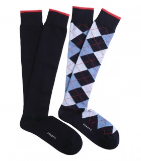 Perofil Winter Cotton Multipack calze lunghe uomo cotone rombi