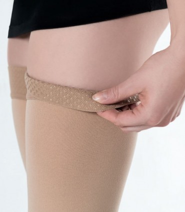 Flebysan Safe Tev calze autoreggenti unisex punta aperta corto plus 28 mmHg