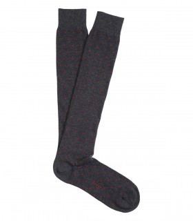 Perofil Cotton Fantasy calze lunghe uomo cotone pois