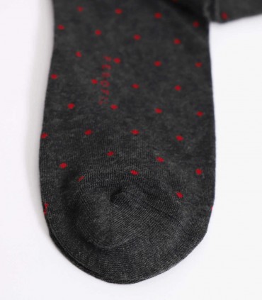 Perofil Cotton Fantasy calze lunghe uomo cotone pois