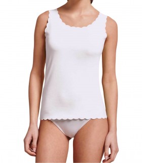 Vittoria B. canotta spalla larga cotone donna VS243