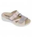 Hergos ciabatte donna H3053 Murano Perlato