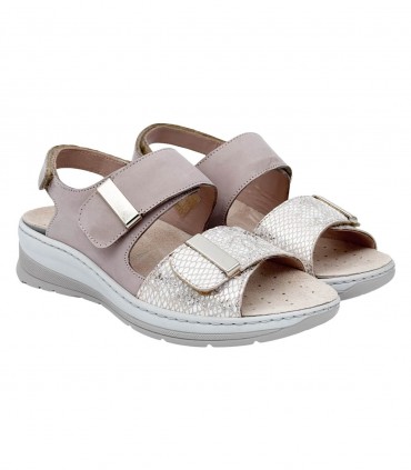 Ecosanit Bitter 2 Crystal Nabuk Soft sandali donna