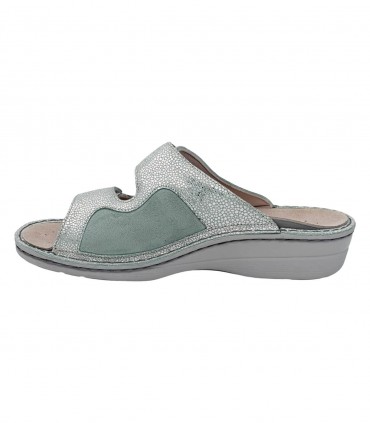 Ecosanit Olivia Alba Incas Camoscio ciabatte donna