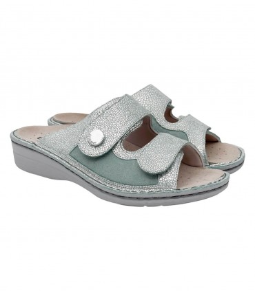 Ecosanit Olivia Alba Incas Camoscio ciabatte donna