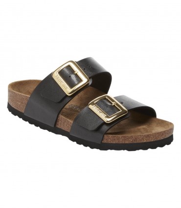 Birkenstock Sydney Cushion Buckle graceful licorice ciabatte donna