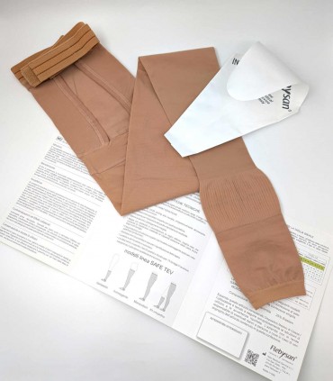 Flebysan Safe Tev monocollant unisex punta aperta medio-lungo 28 mmHg