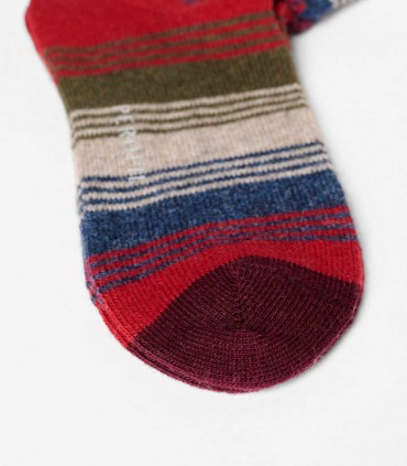 Perofil Wool & Cashmere calze lunghe uomo lana cashmere maxi righe
