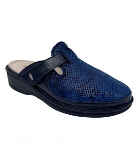 Ecosanit Marte Velcro Diabetico Naplak Reptilia ciabatte donna