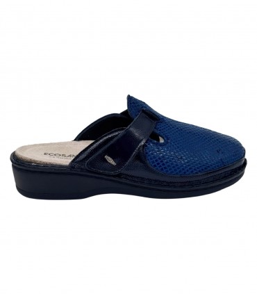 Ecosanit Marte Velcro Diabetico Naplak Reptilia ciabatte donna