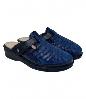 Ecosanit Marte Velcro Diabetico Naplak Reptilia ciabatte donna