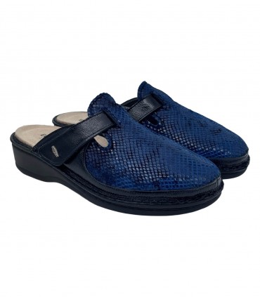 Ecosanit Marte Velcro Diabetico Naplak Reptilia ciabatte donna