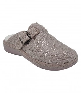 Ecosanit Winny Teddy Lurex ciabatte donna