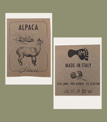 Ambrosiana Julieta calze lunghe lana alpaca unisex F1543