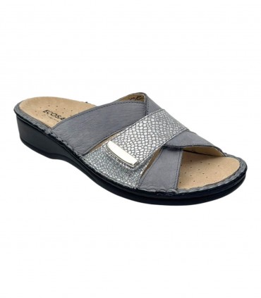 Ecosanit Zaffira Nabuk Kerz ciabatte donna
