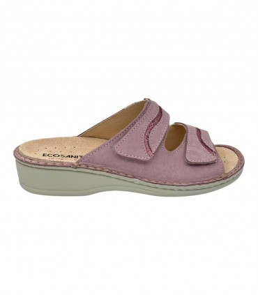 Ecosanit Lavinia Onda Nabuk Glitter ciabatte donna