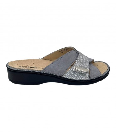 Ecosanit Zaffira Nabuk Kerz ciabatte donna