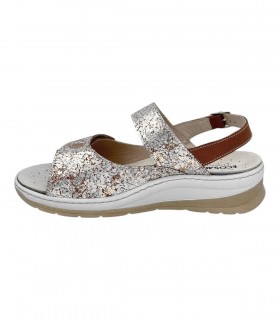 Ecosanit Blanco Nabuk Soft Ares sandali donna