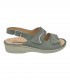 Ecosanit Leandro Onda Nabuk Glitter sandali donna