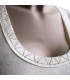 Medima Angora 20 maglia lana donna manica lunga con pizzo art M1182